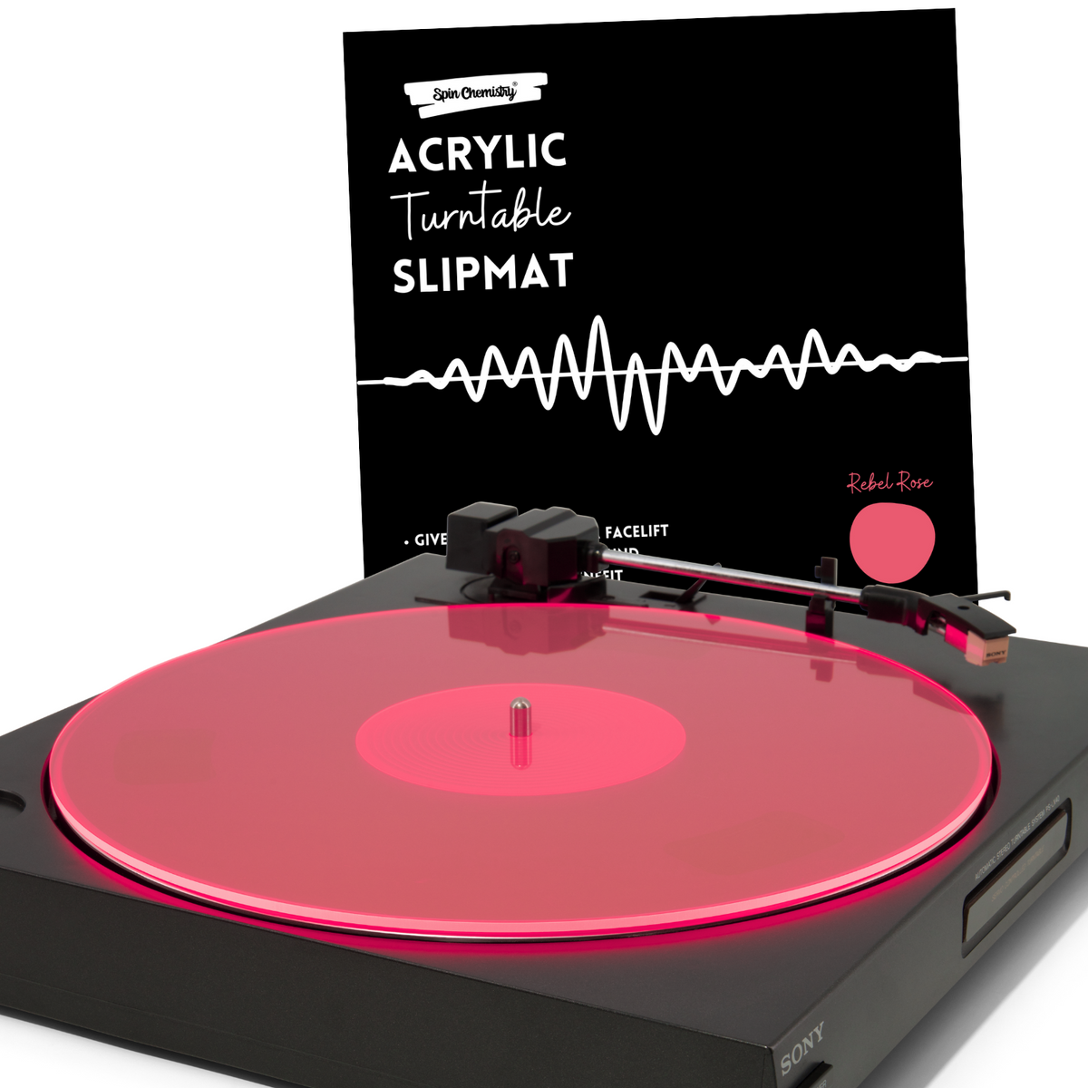 Premium Acrylic Turntable Slipmat (Pink) – Spin Chemistry Premium Acrylic Turntable Slipmat (Pink) – Spin Chemistry
