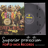 200 Pack Black Archival Grade 12" Record Inner Sleeves