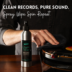 250mL Vinyl Record Cleaning Fluid + Microfiber Cloth